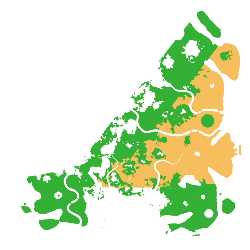 Biome Rust Map: Procedural Map, Size: 5000, Seed: 345235