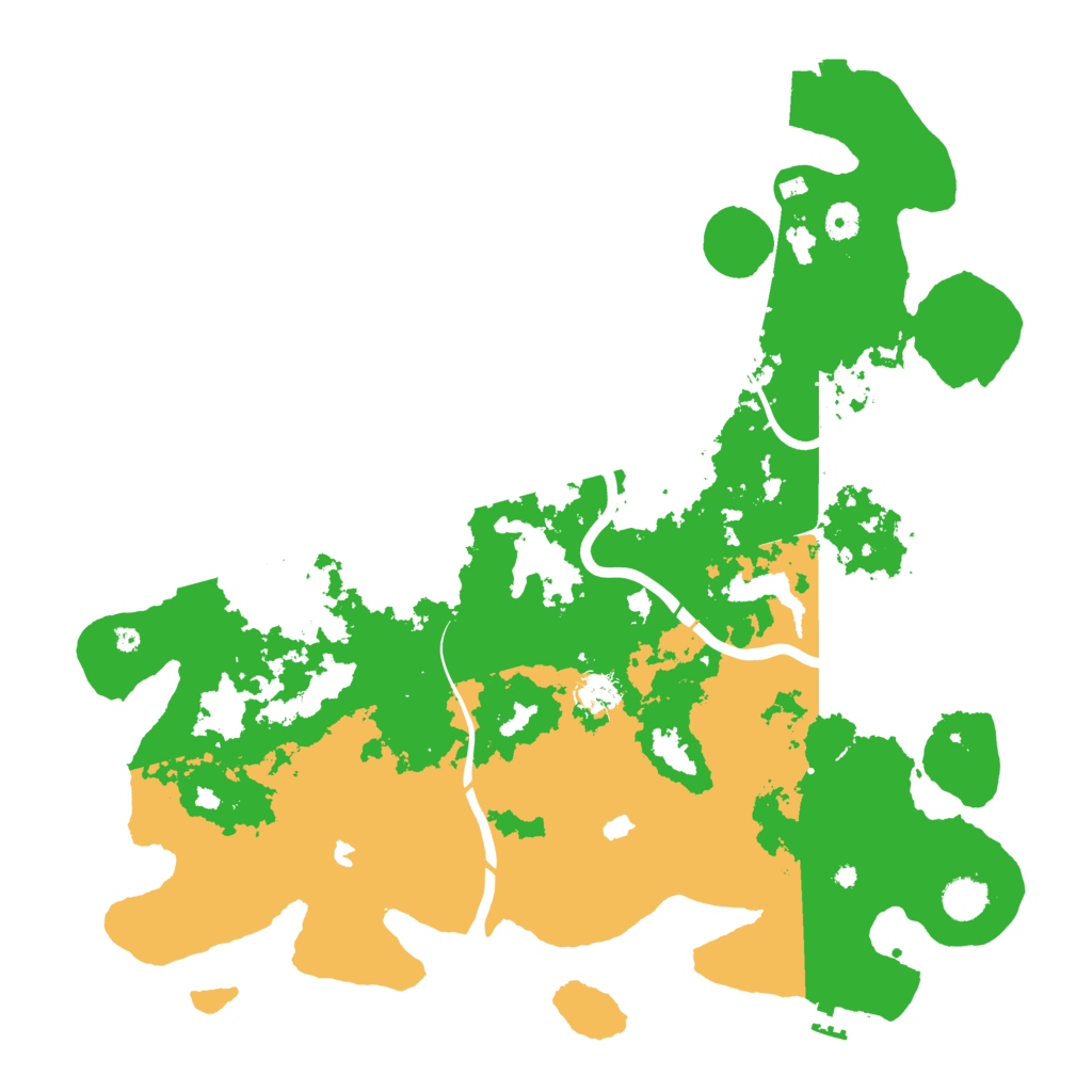 Biome Rust Map: Procedural Map, Size: 4500, Seed: 354576974