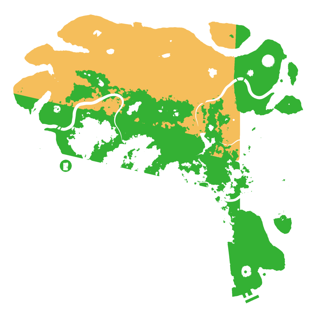 Biome Rust Map: Procedural Map, Size: 4500, Seed: 647726875