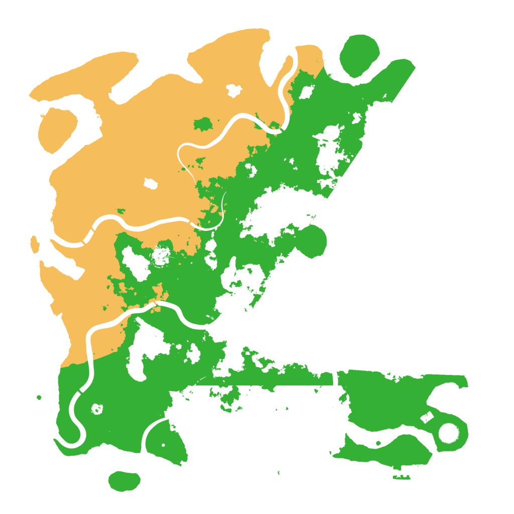 Biome Rust Map: Procedural Map, Size: 4500, Seed: 1827302266