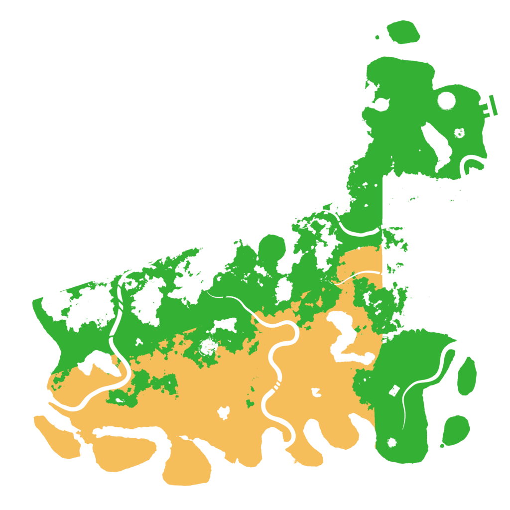 Biome Rust Map: Procedural Map, Size: 5000, Seed: 866068185