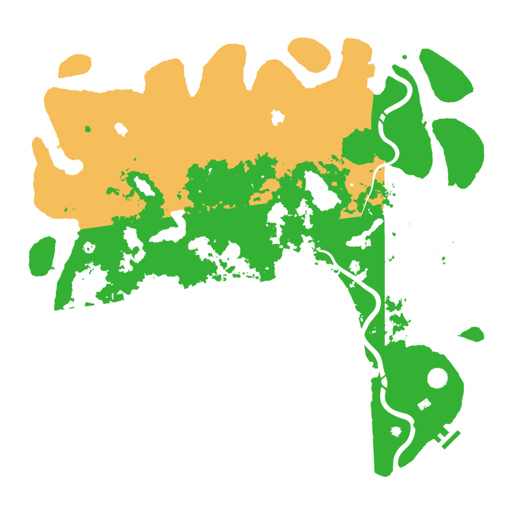 Biome Rust Map: Procedural Map, Size: 4500, Seed: 1067272969