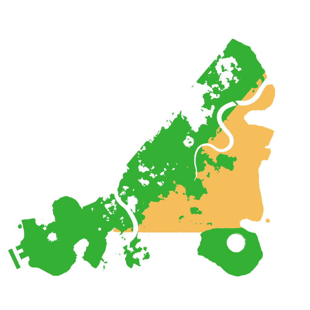 Biome Rust Map: Procedural Map, Size: 3000, Seed: 2000125880