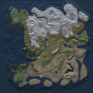 Thumbnail Rust Map: Procedural Map, Size: 4250, Seed: 1865337670, 15 Monuments