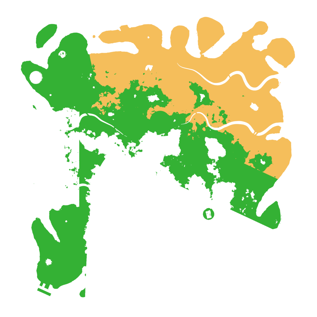 Biome Rust Map: Procedural Map, Size: 4500, Seed: 1509511403