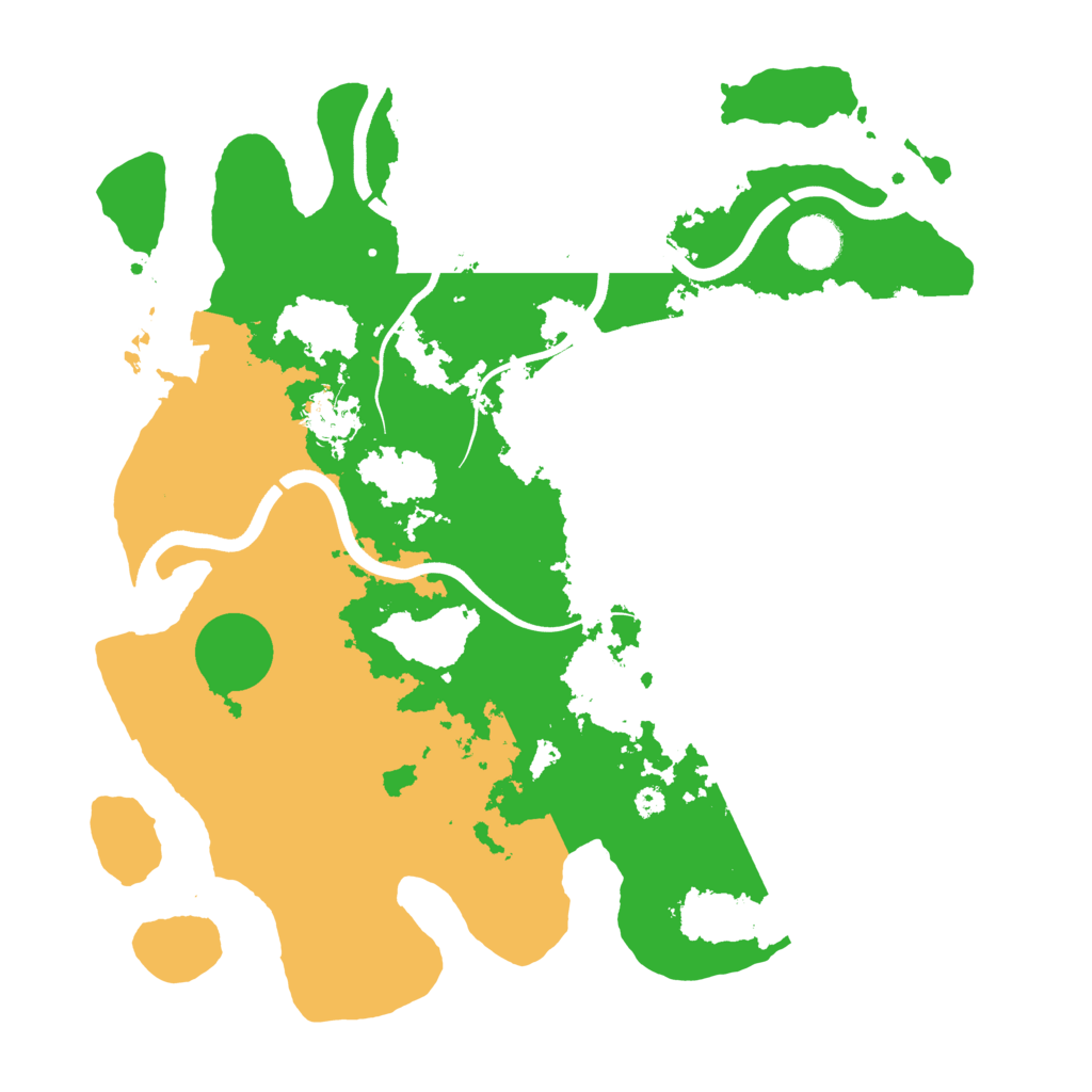 Biome Rust Map: Procedural Map, Size: 3700, Seed: 1138506227