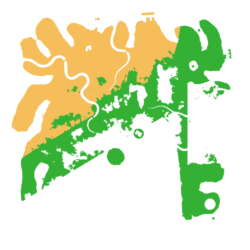 Biome Rust Map: Procedural Map, Size: 4000, Seed: 1146550165