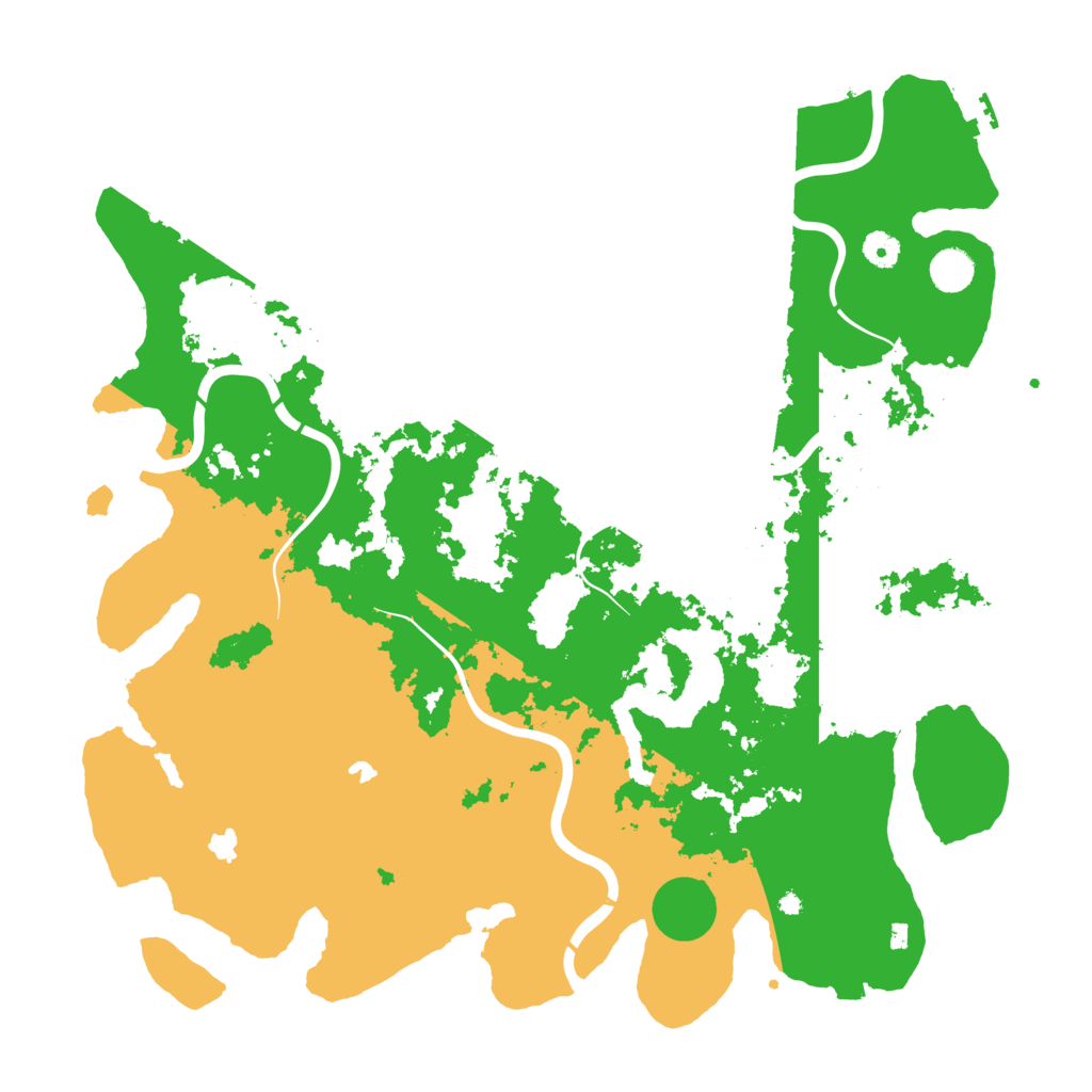 Biome Rust Map: Procedural Map, Size: 4500, Seed: 691352826