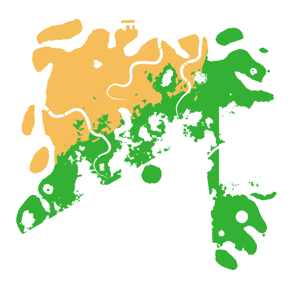 Biome Rust Map: Procedural Map, Size: 4300, Seed: 11192