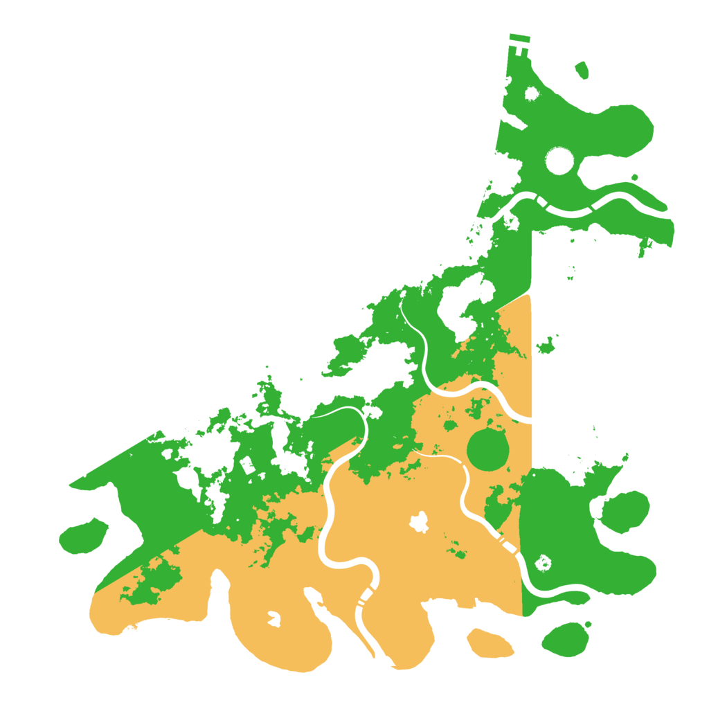 Biome Rust Map: Procedural Map, Size: 4500, Seed: 1297897229