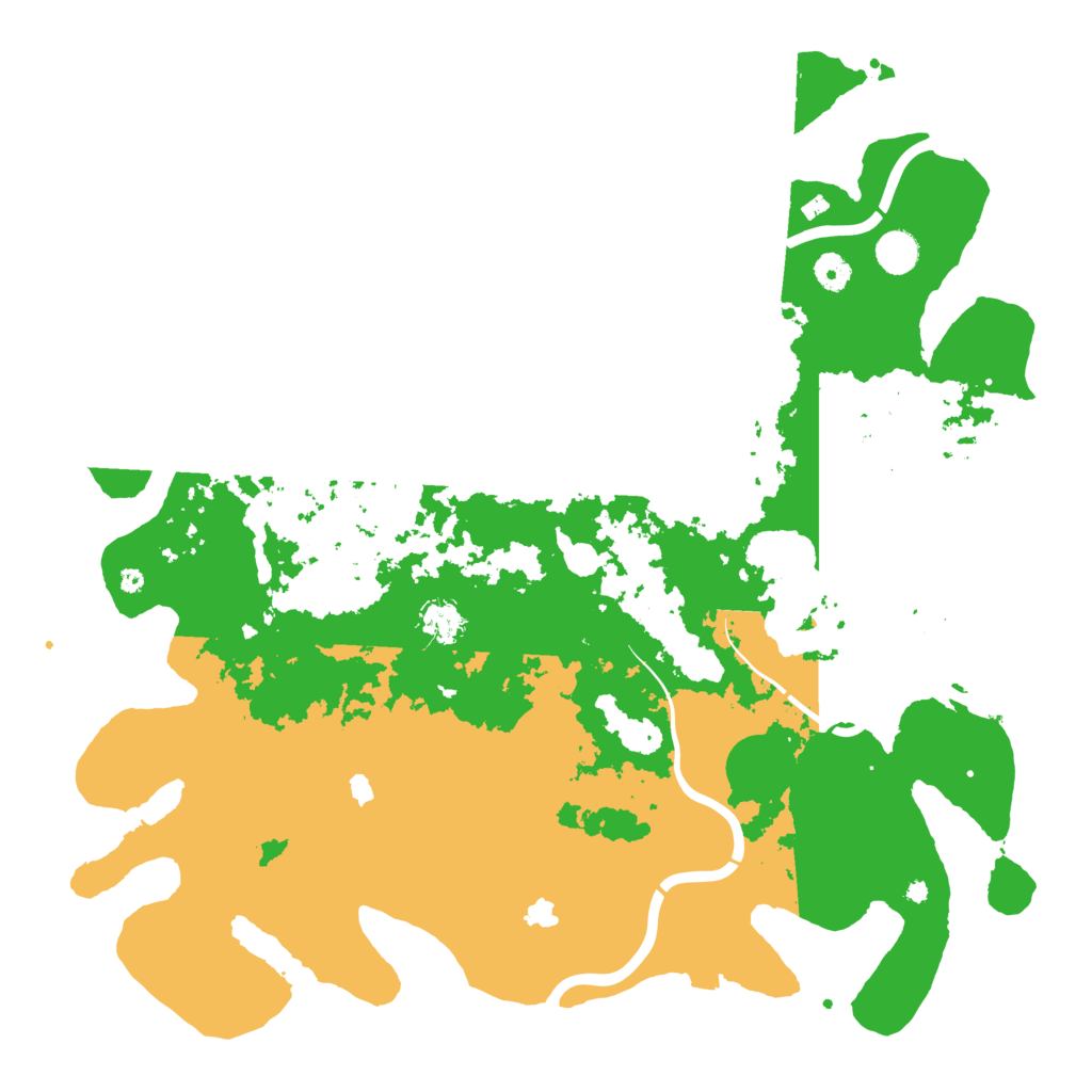 Biome Rust Map: Procedural Map, Size: 4500, Seed: 415263375