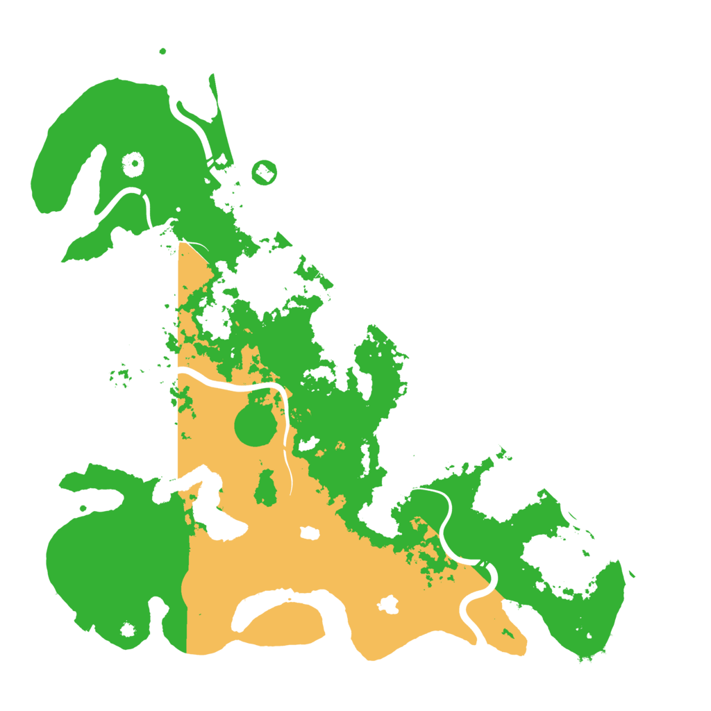 Biome Rust Map: Procedural Map, Size: 4500, Seed: 1396407091