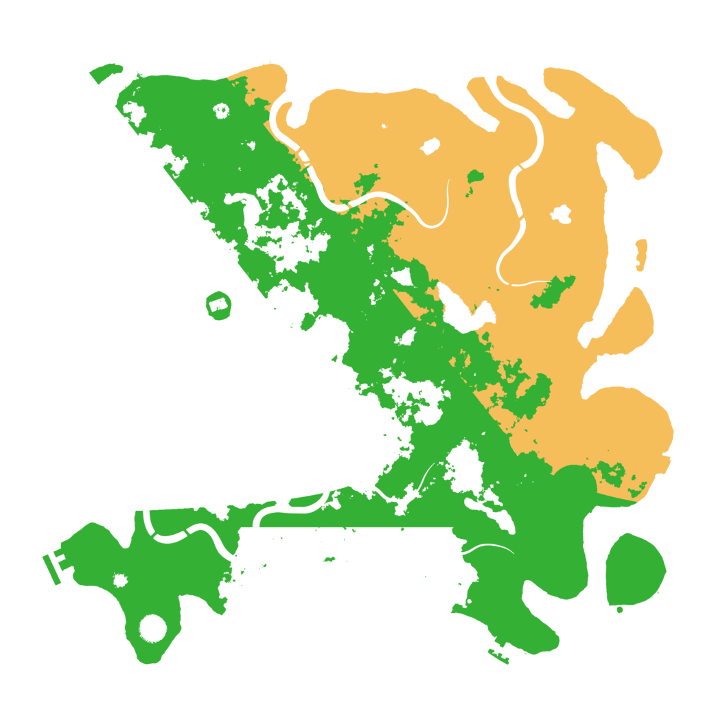 Biome Rust Map: Procedural Map, Size: 4500, Seed: 1786061599