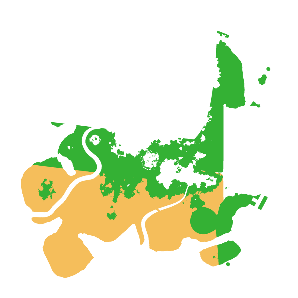 Biome Rust Map: Procedural Map, Size: 3000, Seed: 55375