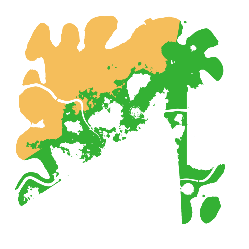Biome Rust Map: Procedural Map, Size: 3800, Seed: 1757052004