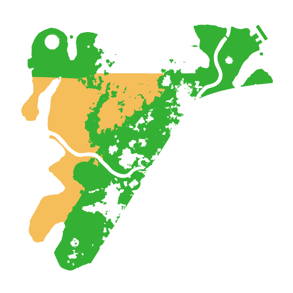 Biome Rust Map: Procedural Map, Size: 3500, Seed: 28320