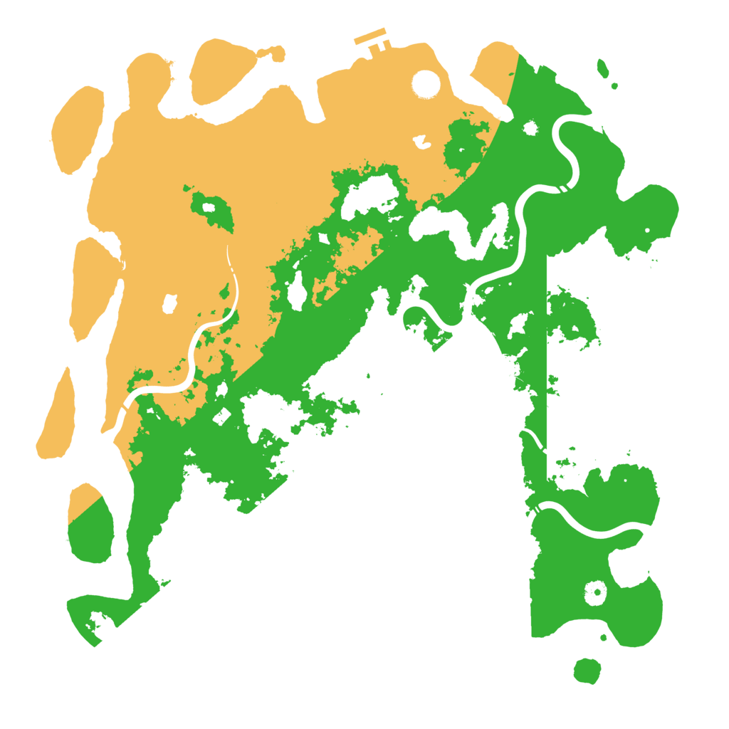 Biome Rust Map: Procedural Map, Size: 4500, Seed: 2052054203