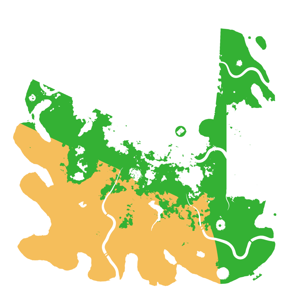 Biome Rust Map: Procedural Map, Size: 4500, Seed: 851969227