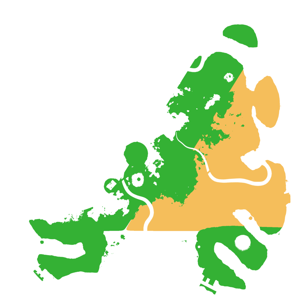 Biome Rust Map: Procedural Map, Size: 3500, Seed: 122093628