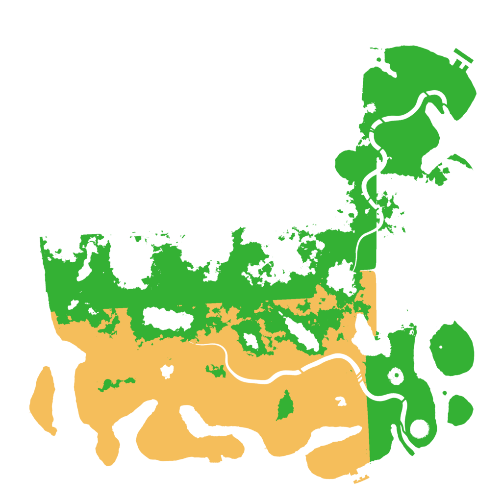 Biome Rust Map: Procedural Map, Size: 4686, Seed: 712275