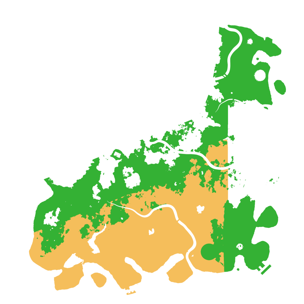 Biome Rust Map: Procedural Map, Size: 4850, Seed: 9042025