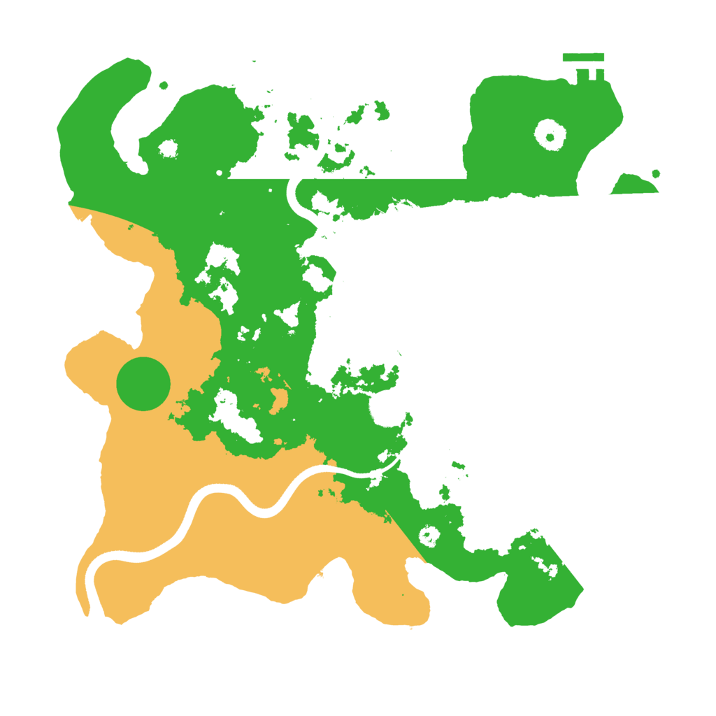 Biome Rust Map: Procedural Map, Size: 3500, Seed: 1969676406