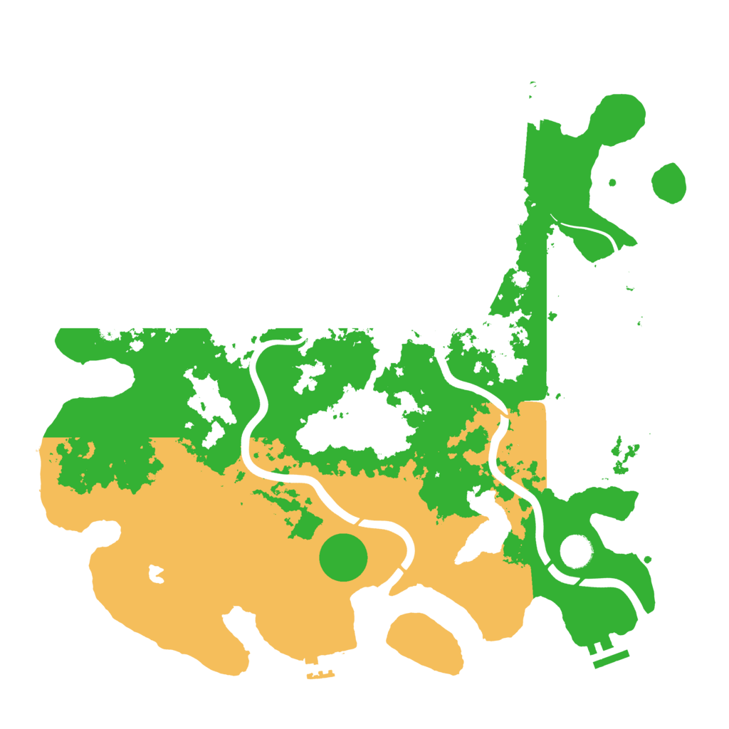Biome Rust Map: Procedural Map, Size: 4000, Seed: 20180601