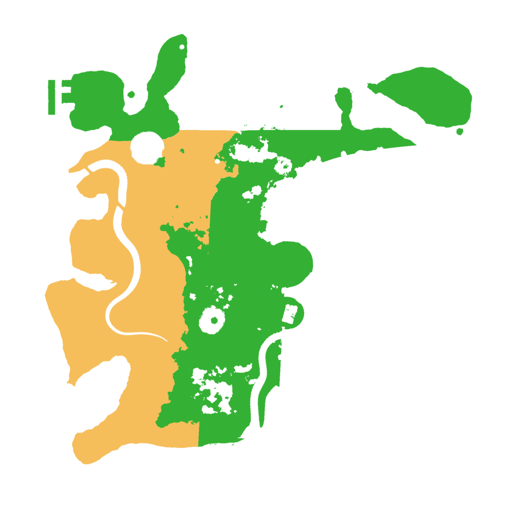 Biome Rust Map: Procedural Map, Size: 3000, Seed: 1896757972