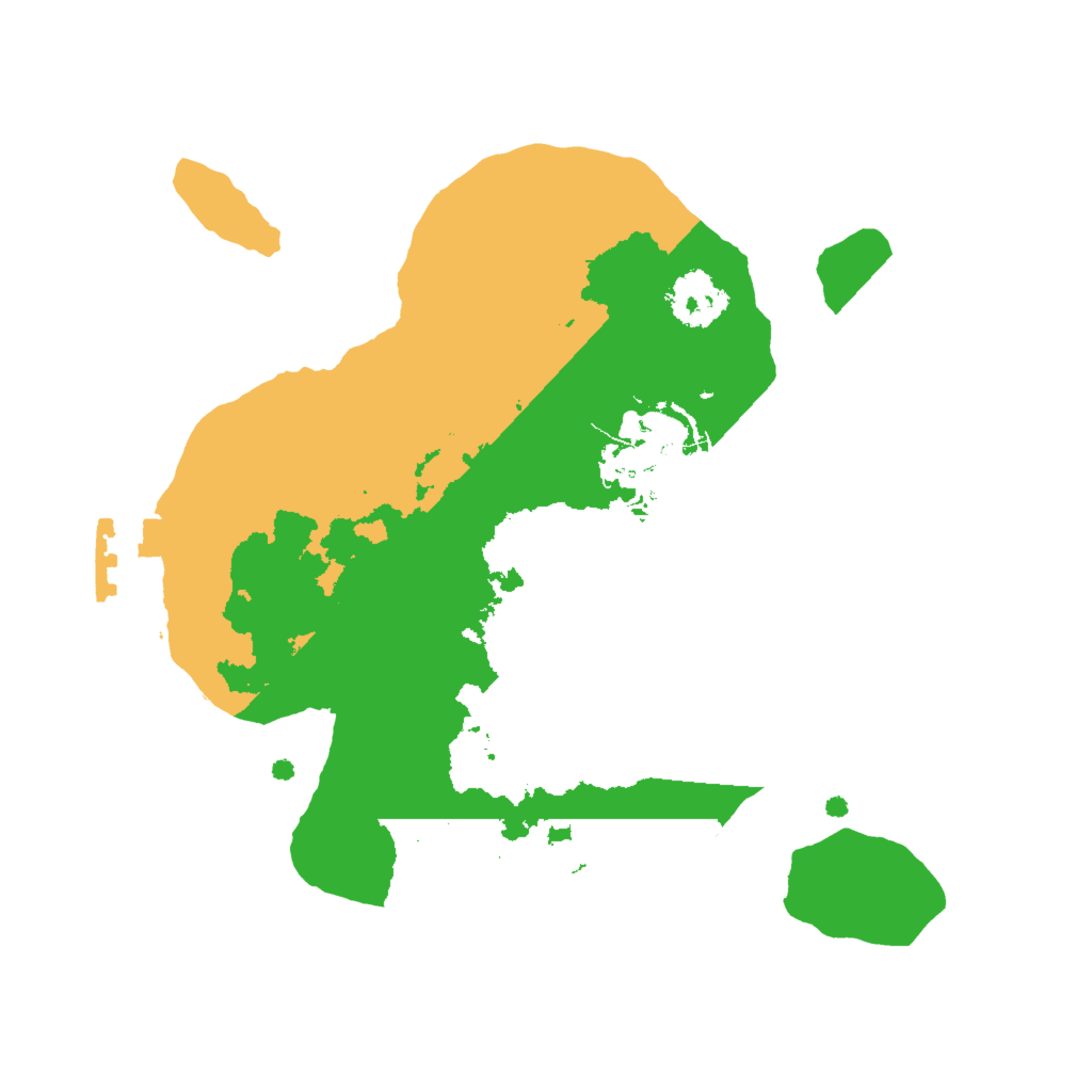 Biome Rust Map: Procedural Map, Size: 2000, Seed: 537941