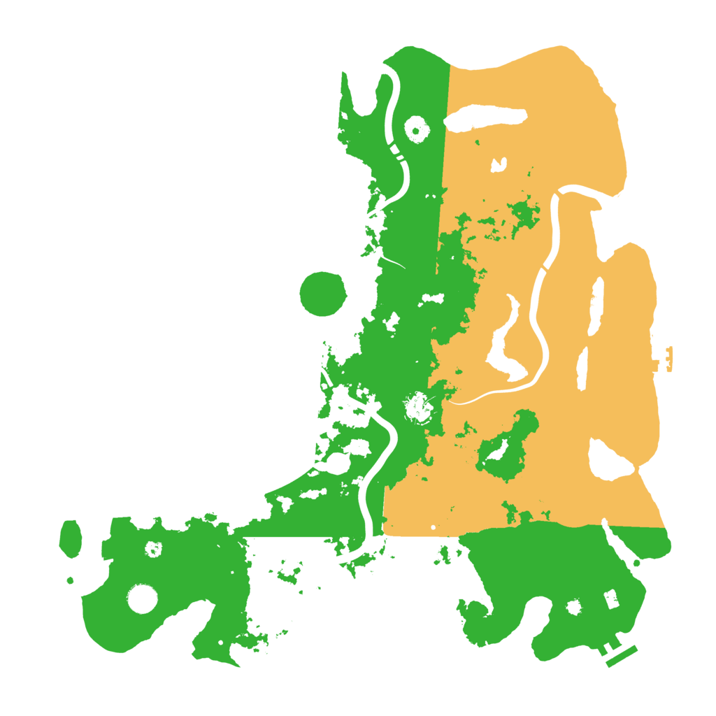 Biome Rust Map: Procedural Map, Size: 4250, Seed: 1228600016