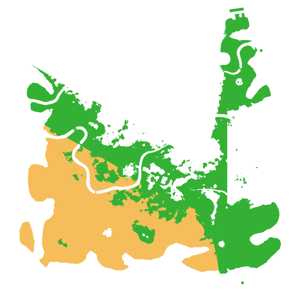 Biome Rust Map: Procedural Map, Size: 4300, Seed: 89482494