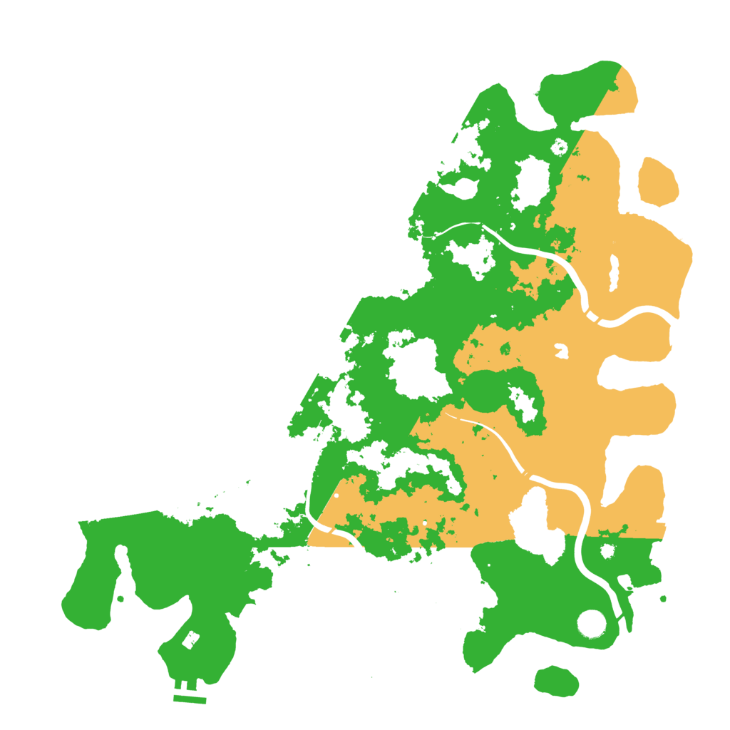 Biome Rust Map: Procedural Map, Size: 4500, Seed: 478682197