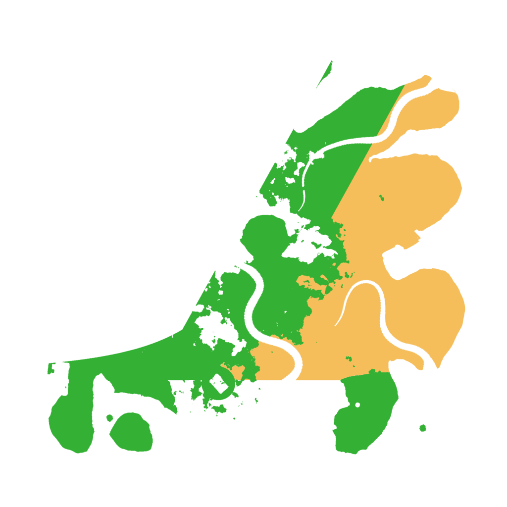 Biome Rust Map: Procedural Map, Size: 3000, Seed: 260869