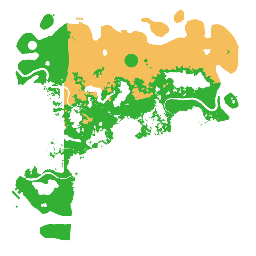 Biome Rust Map: Procedural Map, Size: 5000, Seed: 2039389890