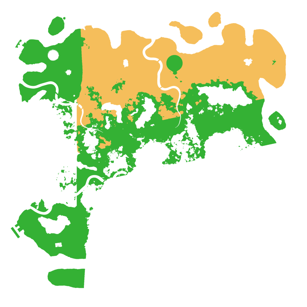 Biome Rust Map: Procedural Map, Size: 5000, Seed: 2039389890
