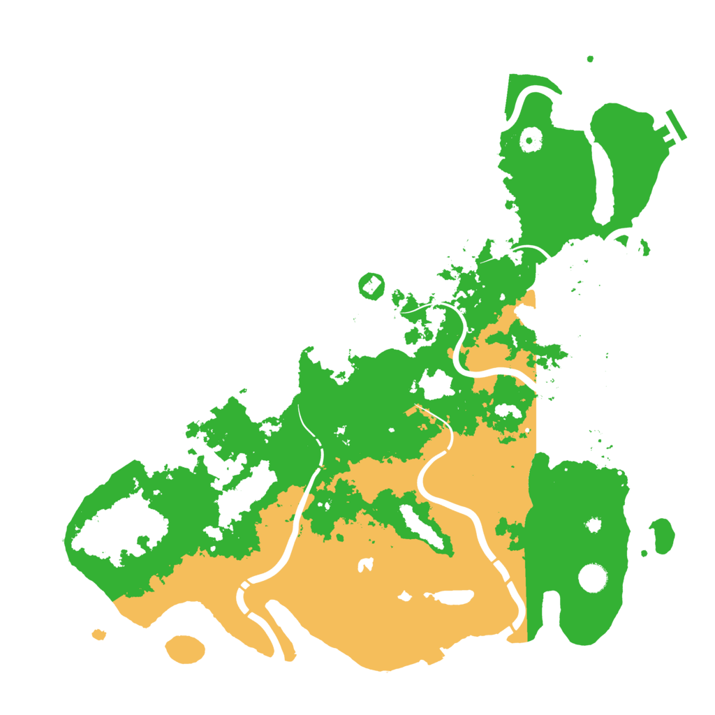 Biome Rust Map: Procedural Map, Size: 4400, Seed: 821555387
