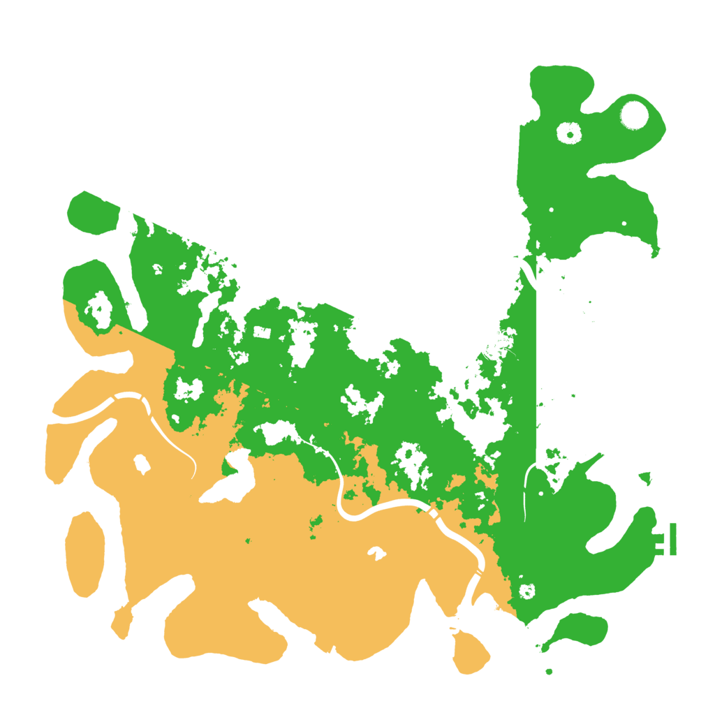 Biome Rust Map: Procedural Map, Size: 4500, Seed: 88620822