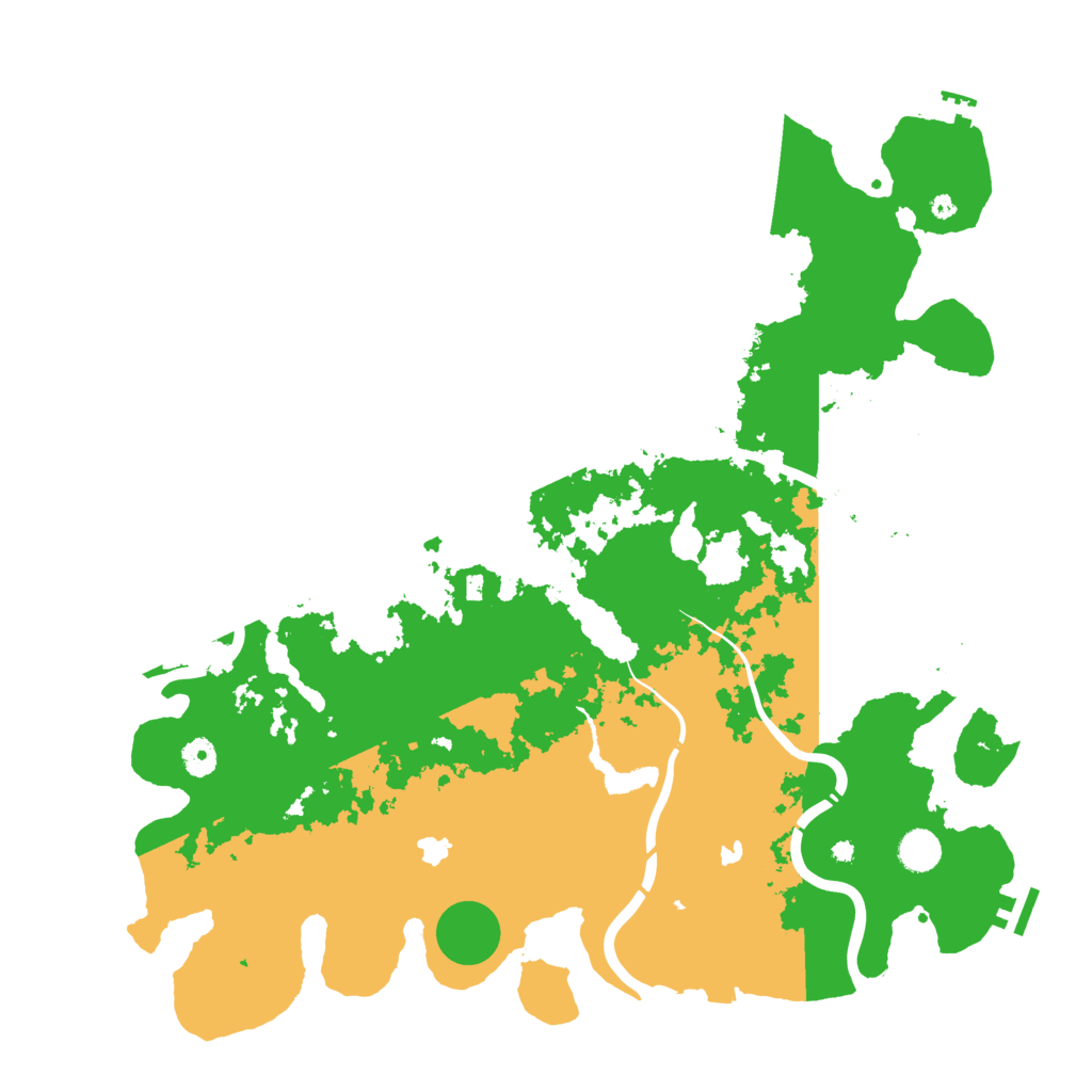 Biome Rust Map: Procedural Map, Size: 4500, Seed: 340311107