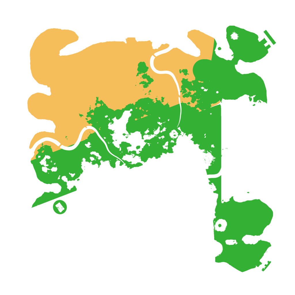 Biome Rust Map: Procedural Map, Size: 3600, Seed: 2102349875