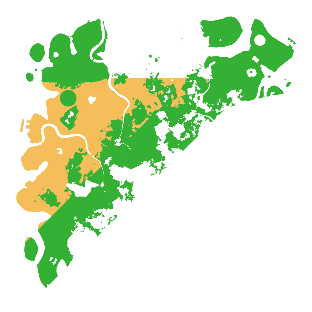 Biome Rust Map: Procedural Map, Size: 5000, Seed: 610640298