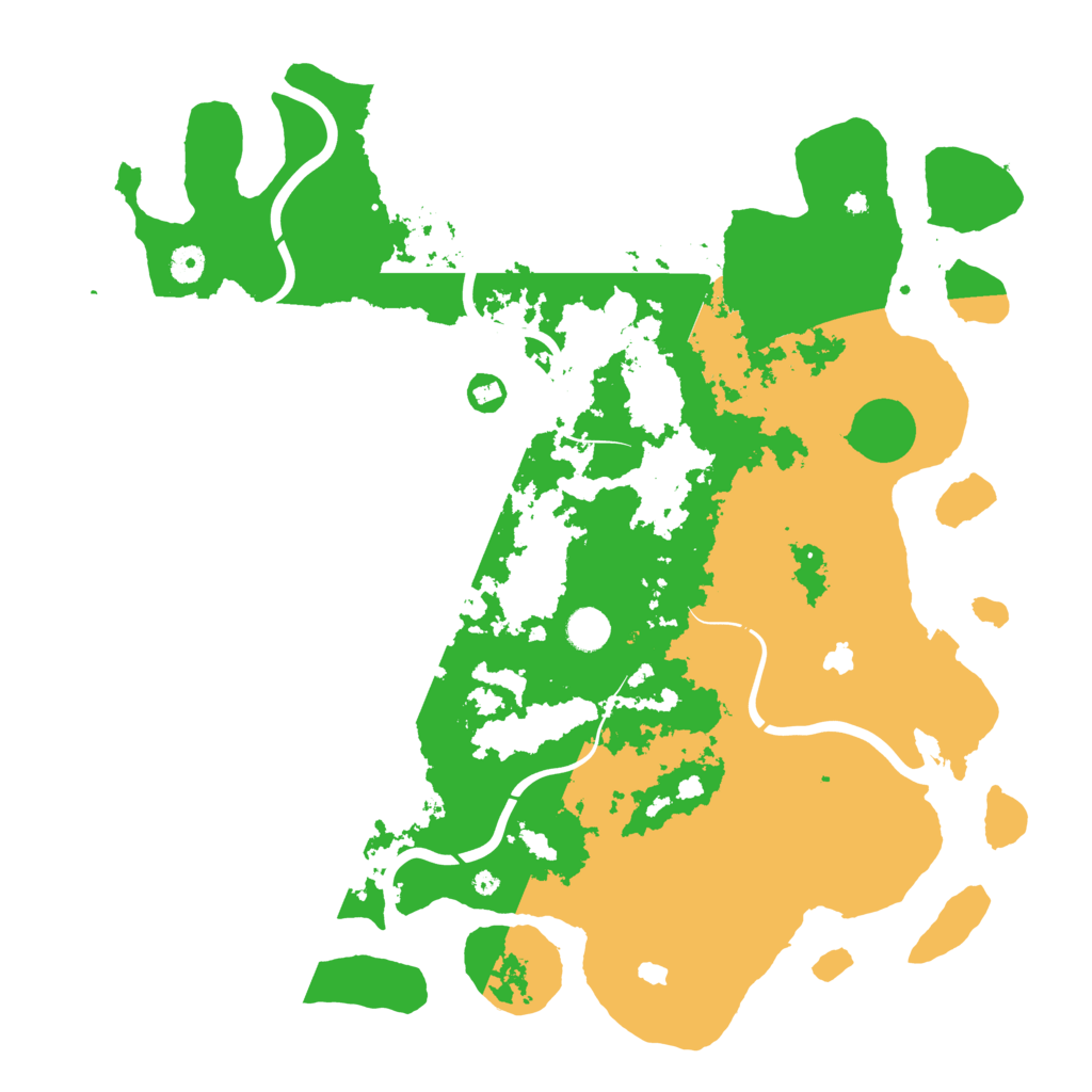 Biome Rust Map: Procedural Map, Size: 4500, Seed: 243760378