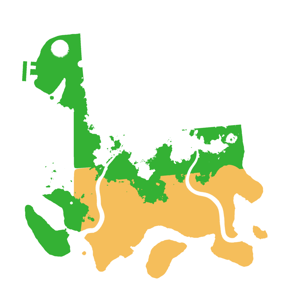 Biome Rust Map: Procedural Map, Size: 3000, Seed: 948654664