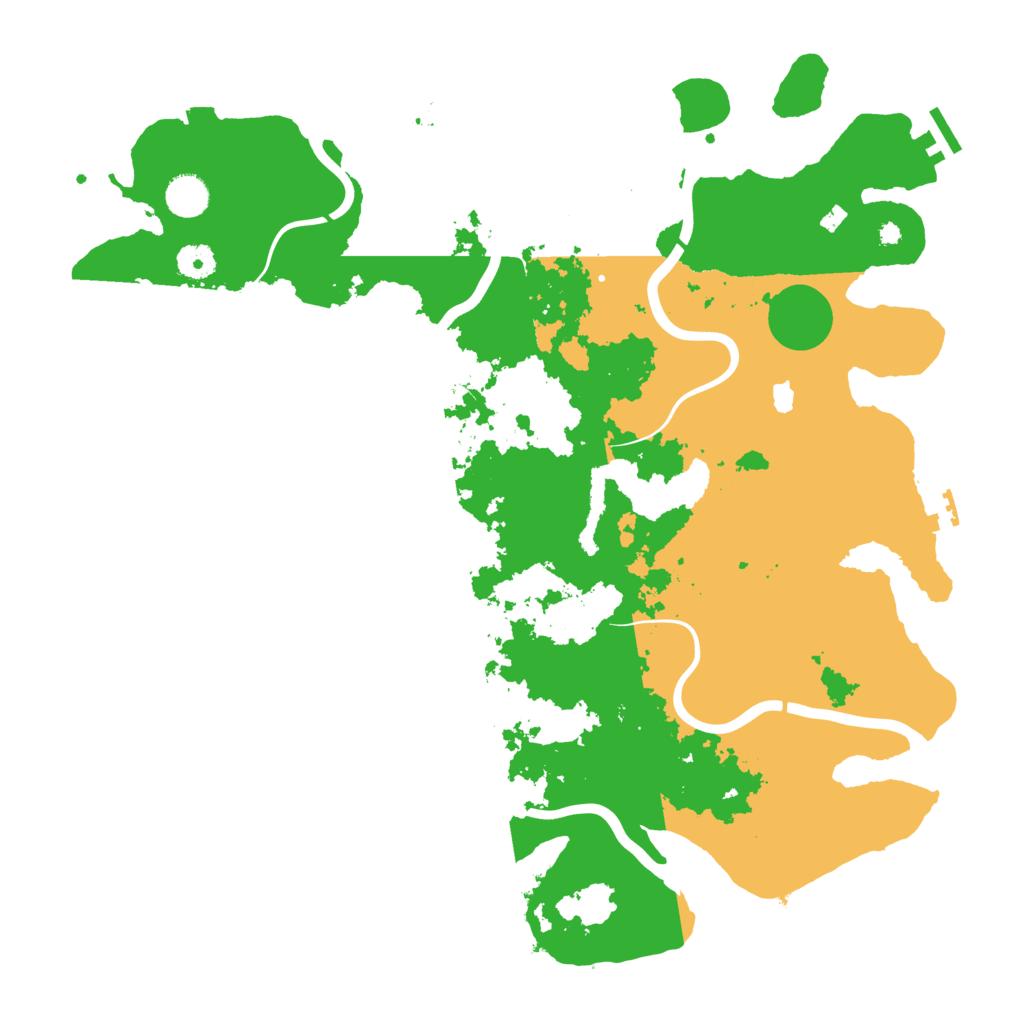 Biome Rust Map: Procedural Map, Size: 4200, Seed: 215471294