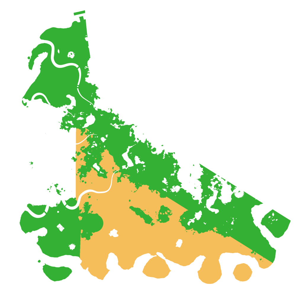 Biome Rust Map: Procedural Map, Size: 4500, Seed: 57306965
