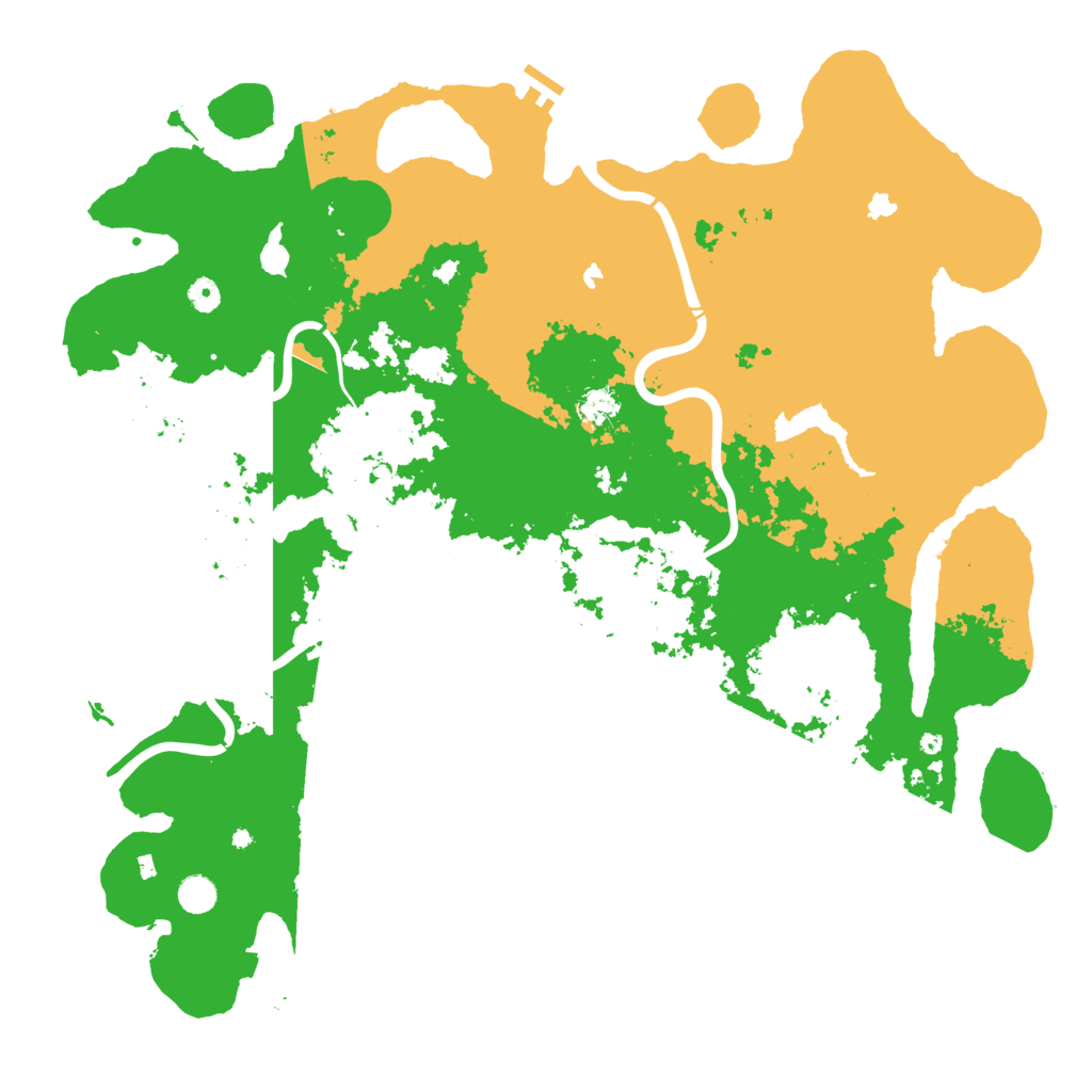 Biome Rust Map: Procedural Map, Size: 5000, Seed: 307348557