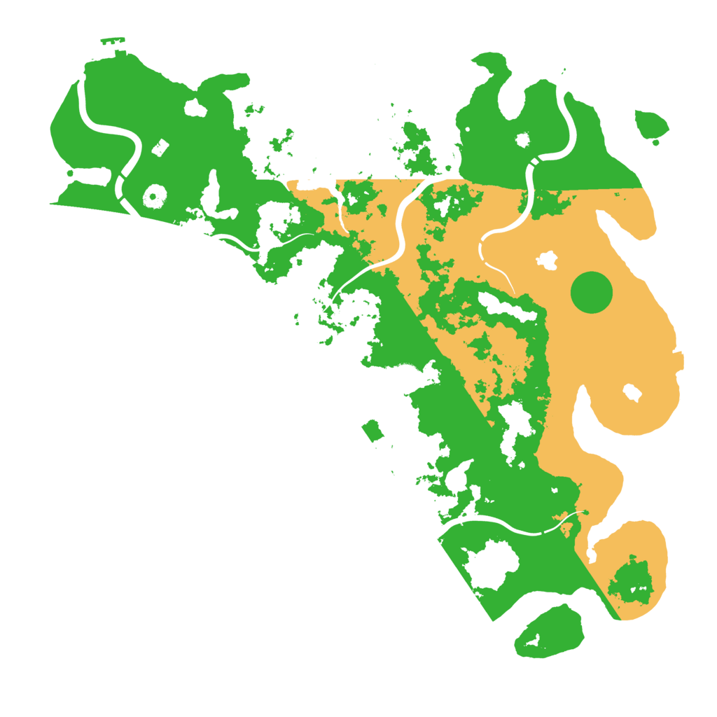 Biome Rust Map: Procedural Map, Size: 4500, Seed: 684257