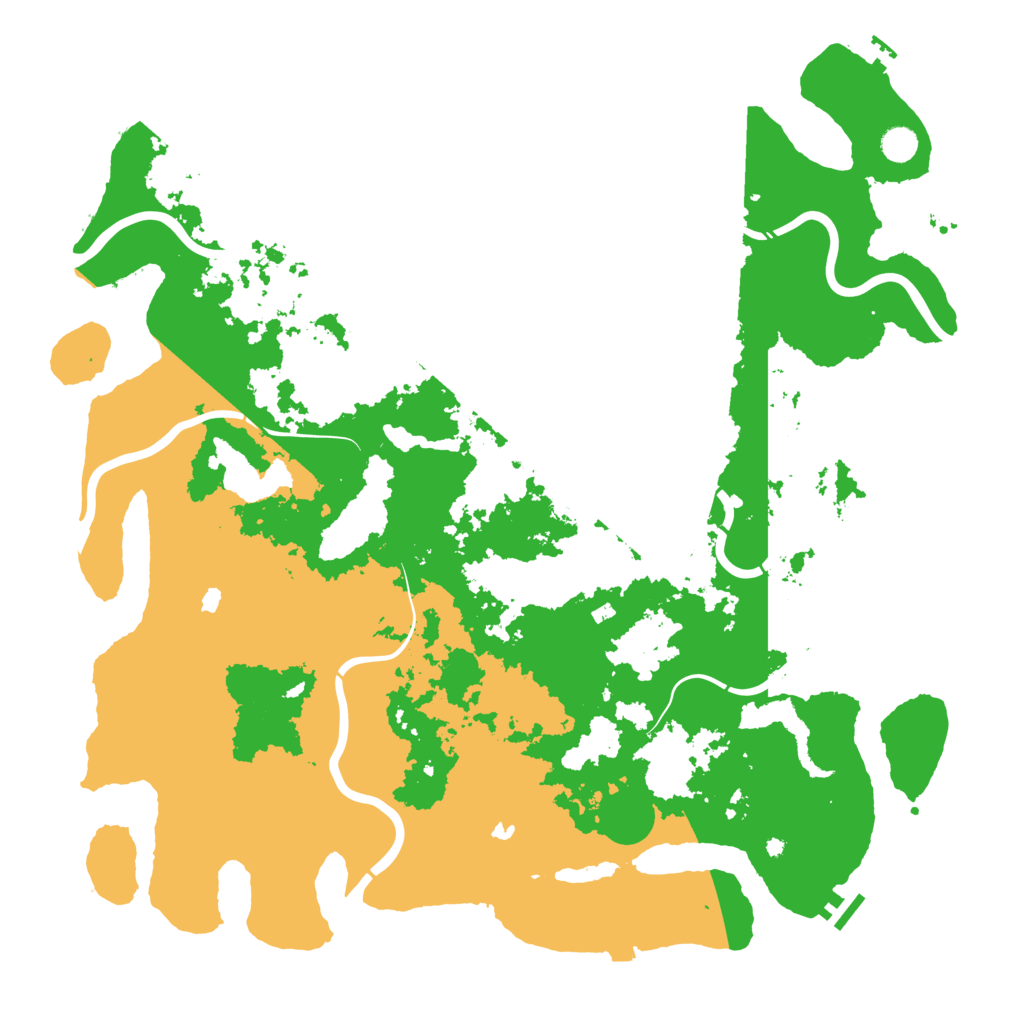 Biome Rust Map: Procedural Map, Size: 5000, Seed: 2102319270