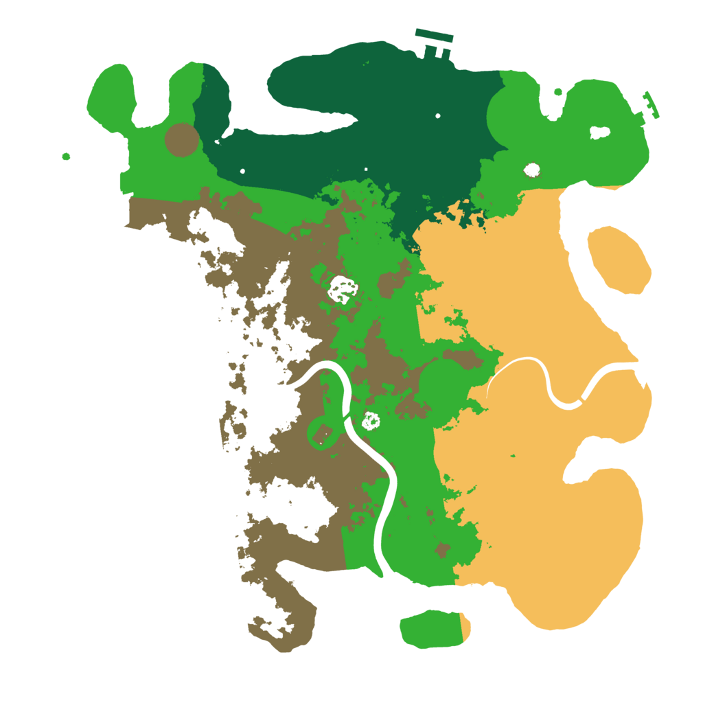 Biome Rust Map: Procedural Map, Size: 3750, Seed: 803494617
