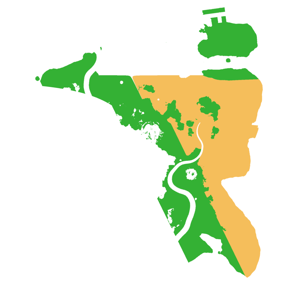 Biome Rust Map: Procedural Map, Size: 2700, Seed: 48942430