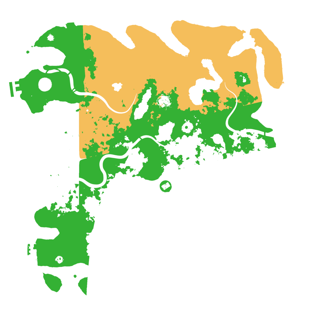 Biome Rust Map: Procedural Map, Size: 4300, Seed: 77685690